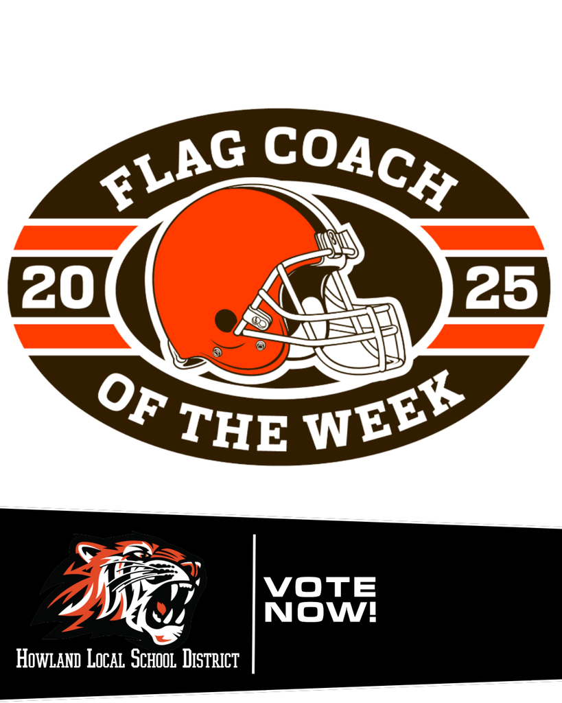 flag coach of the week graphic from cleveland browns