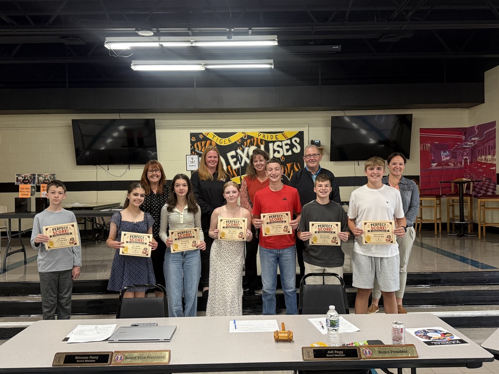 students recognized for outstanding performance on state tests.