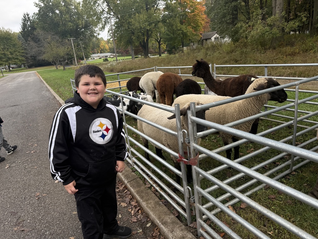 Students at Howland Springs Primary School participate in Zoo on the Go, an onsite field trip offered as part of the school's random attendance incentive days.