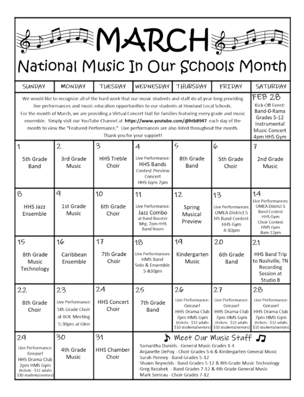music in our schools month