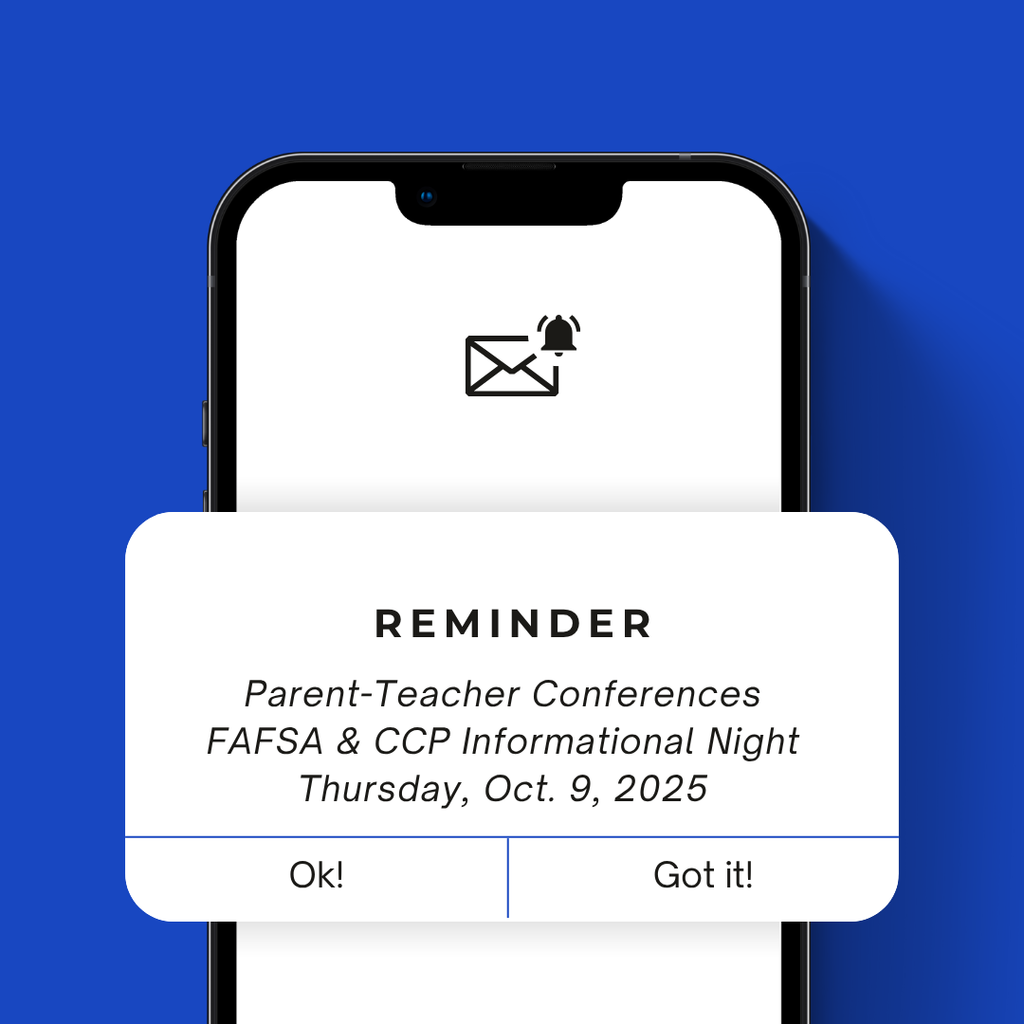 reminder text graphic