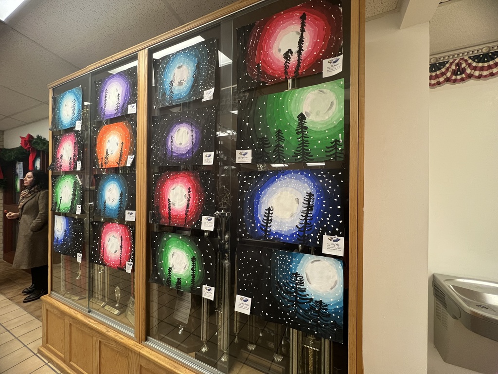 paper chains and snowflakes