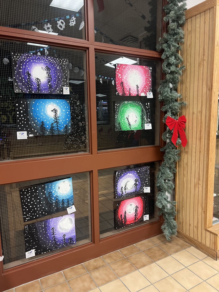 paper chains and snowflakes