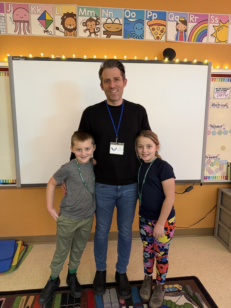 dr. geisler visits 2nd grade room