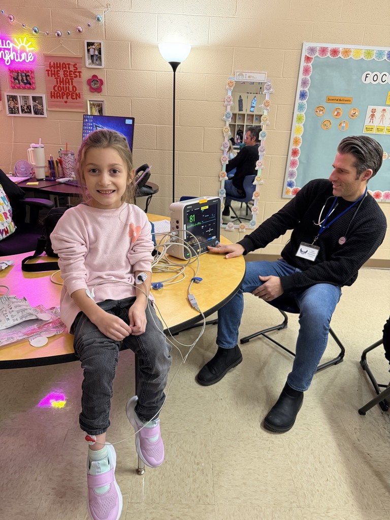 dr. geisler visits 2nd grade room