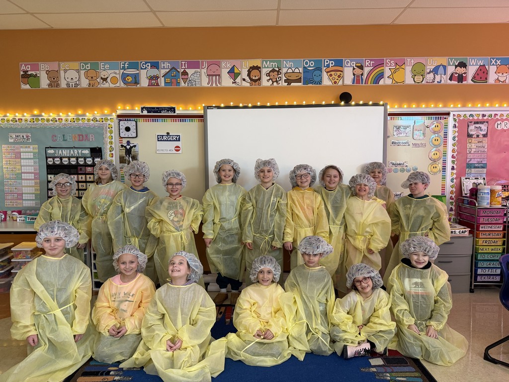 dr. geisler visits 2nd grade room