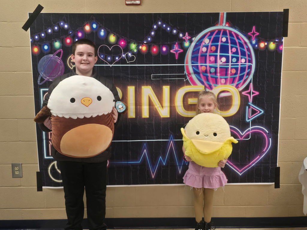Families playing bingo together