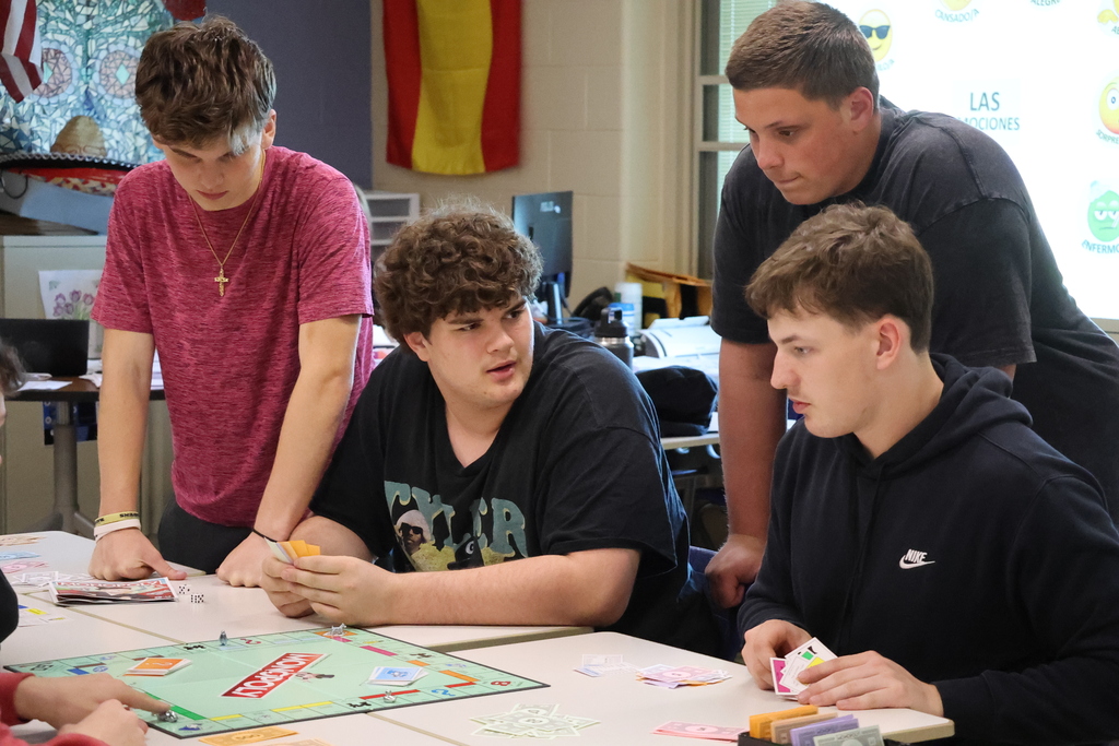 Students participate in games, crafts, and activities during Hubbard’s PBIS Fun Day celebration.