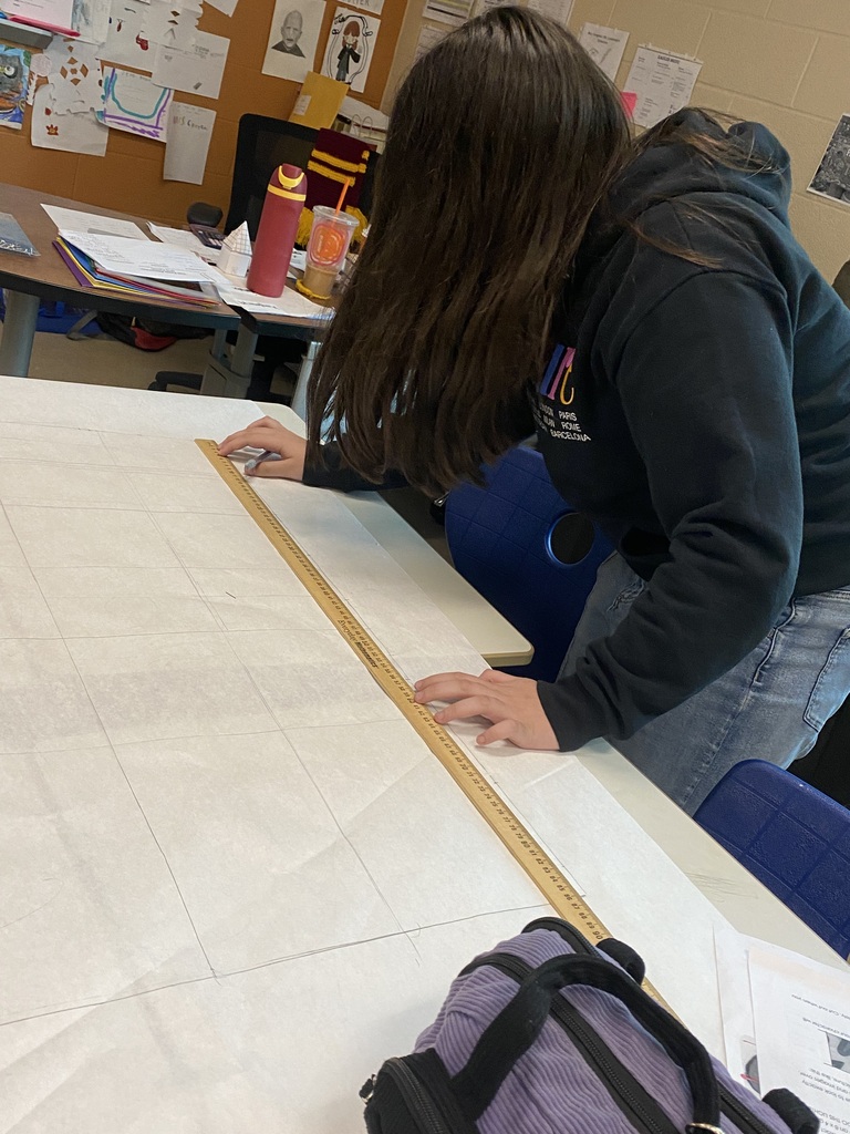 Hubbard Middle School Students Bring Math to Life Through Giant Ocean Art Project