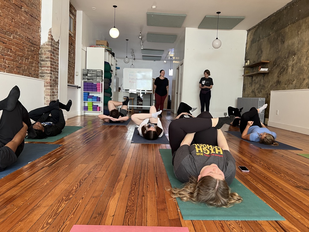 ASL Students Experience Deaf Yoga