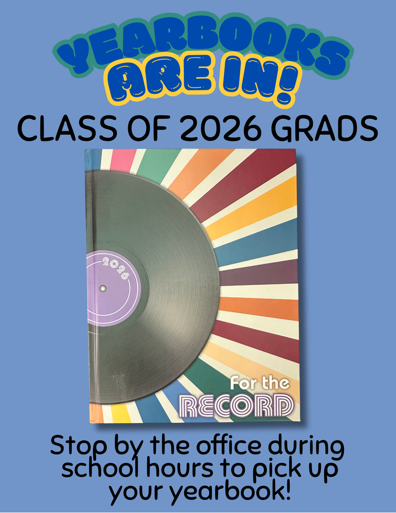 Yearbooks are in.