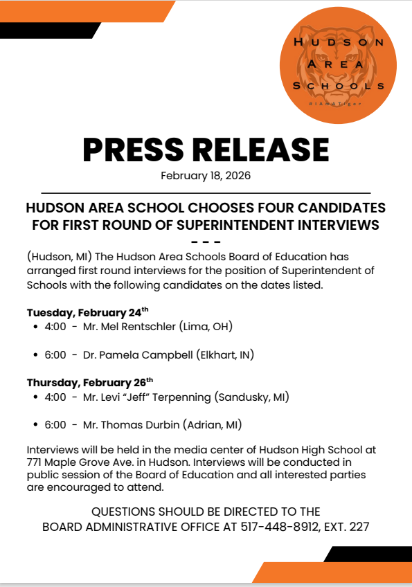 Superintendent Interviews