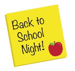 Back to School Night - 09/09/25