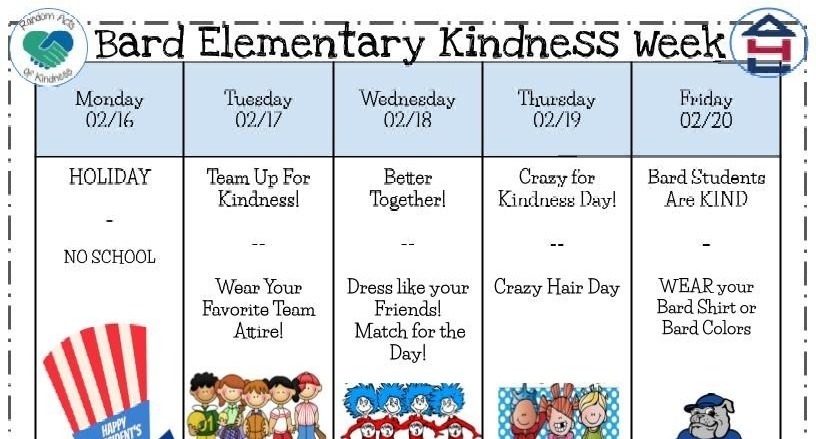 Kindness Spirit Week
