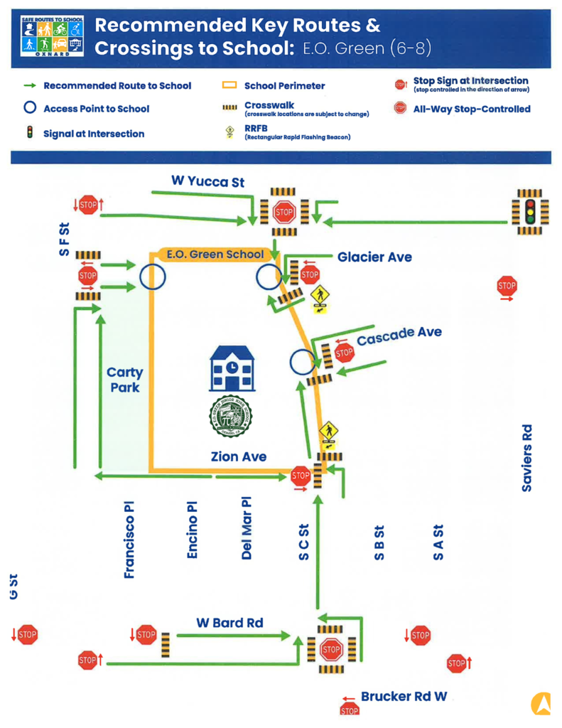 Safe Routes to School Map