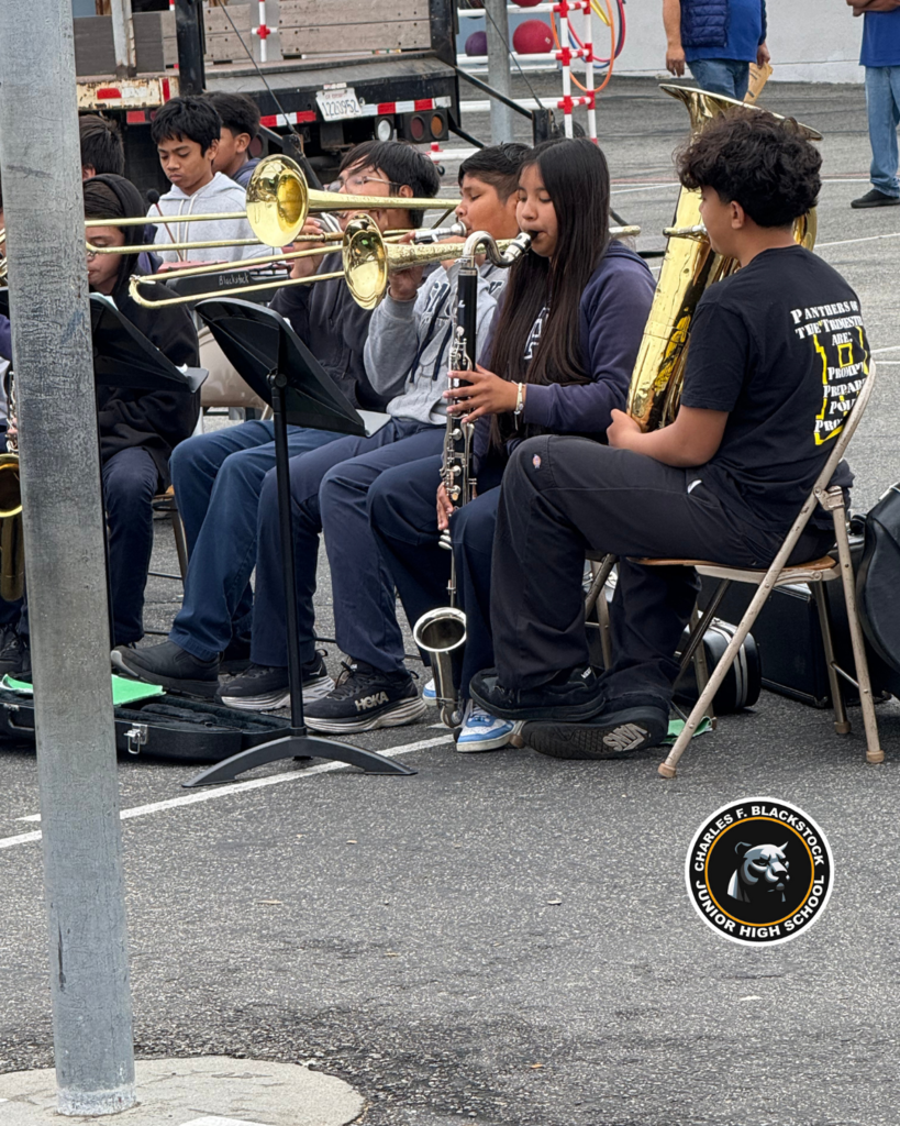 Blackstock Band visit to Haycox 2025 1