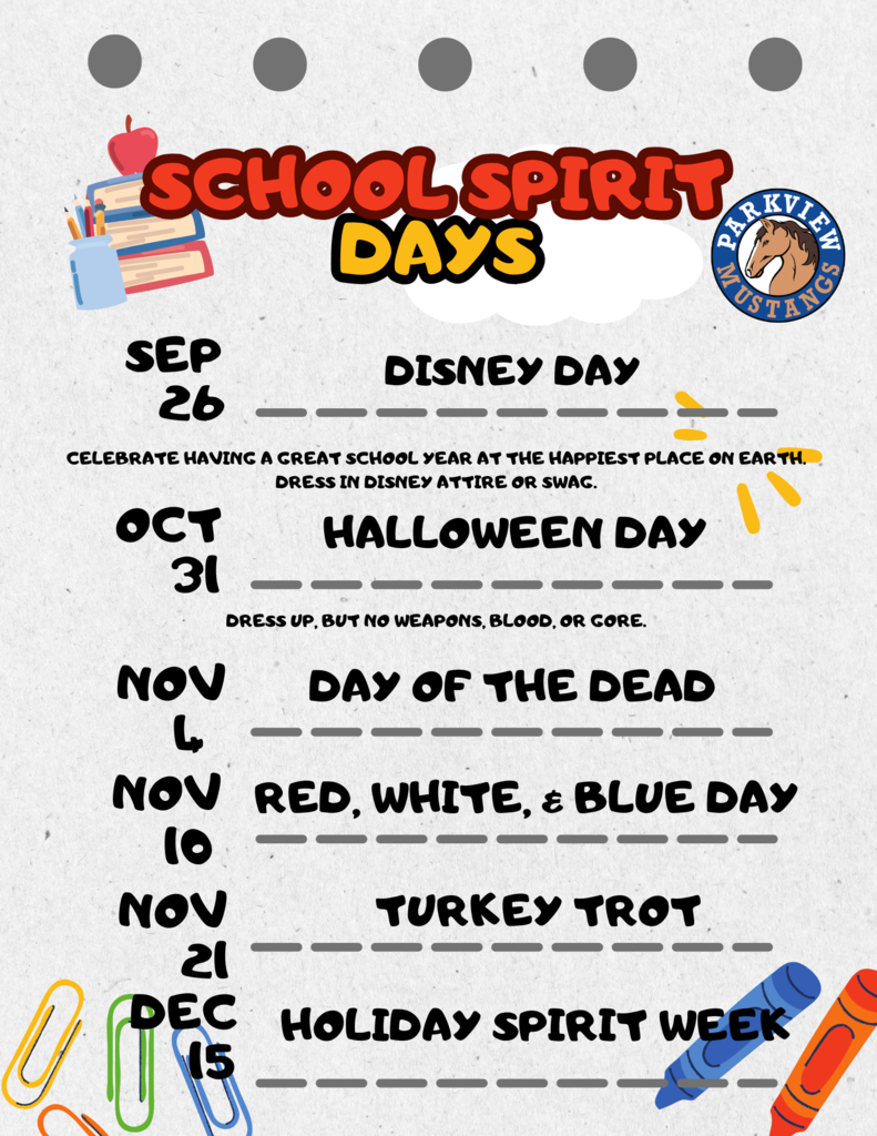 Spirit Days!