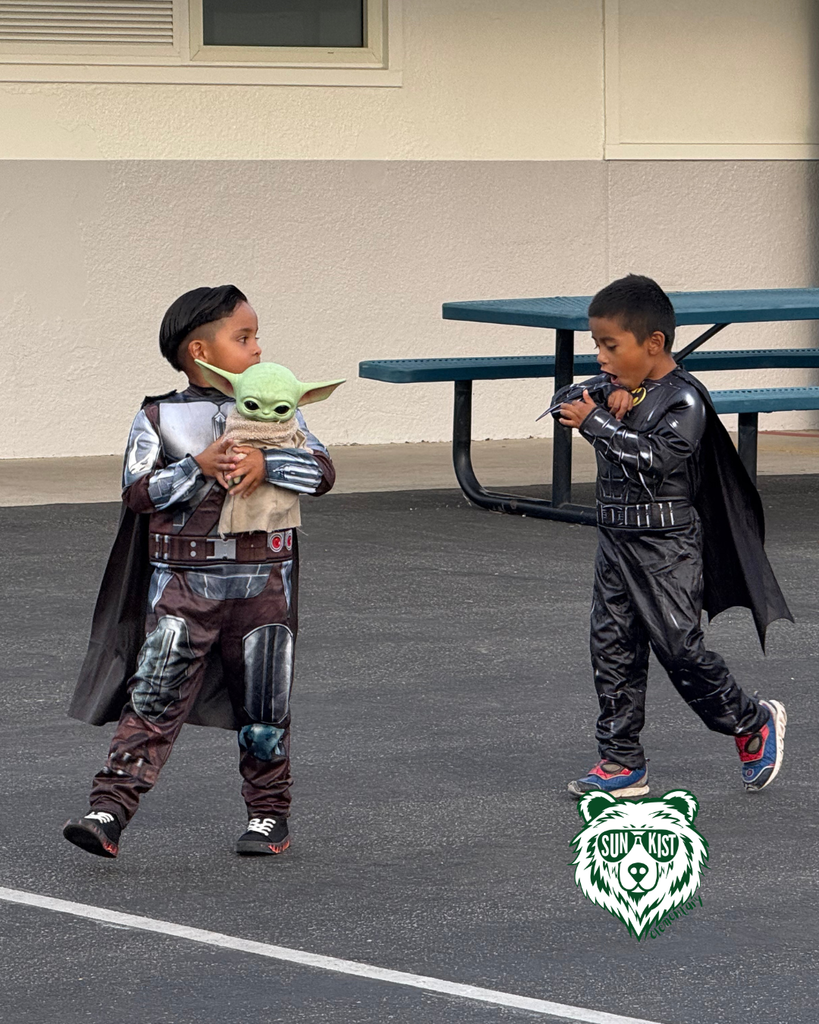 kids celebrating Halloween