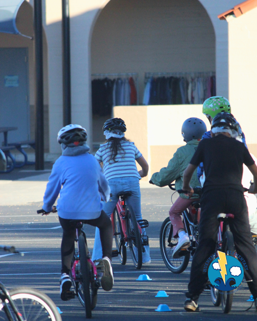 kids riding bikes