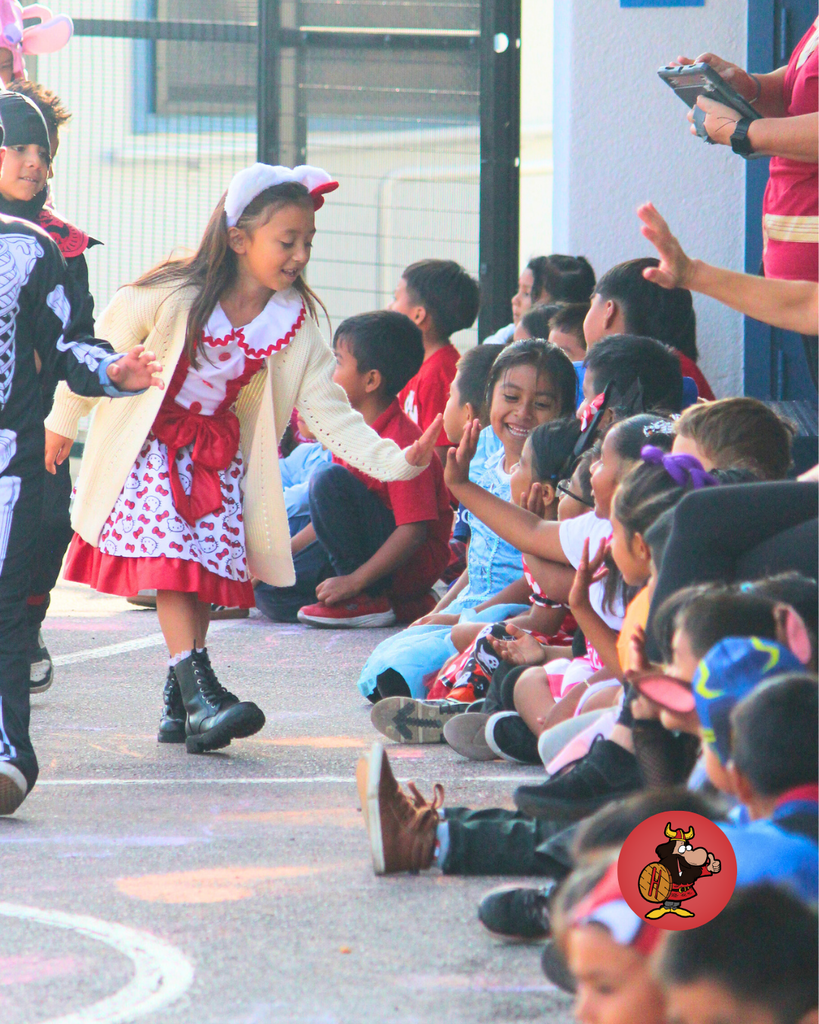 kids celebrating Halloween