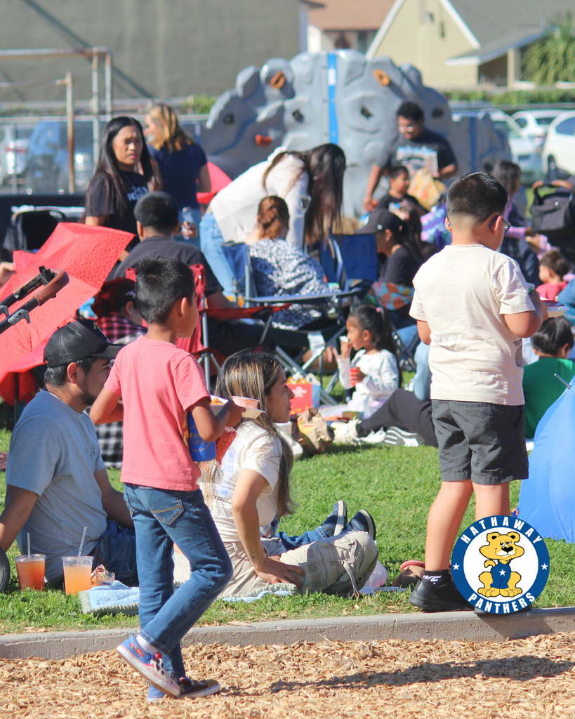 families at the picnic
