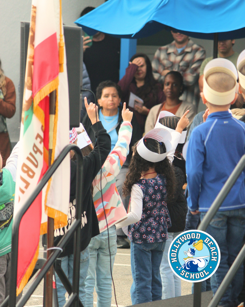 kids and families celebrating Veterans Day