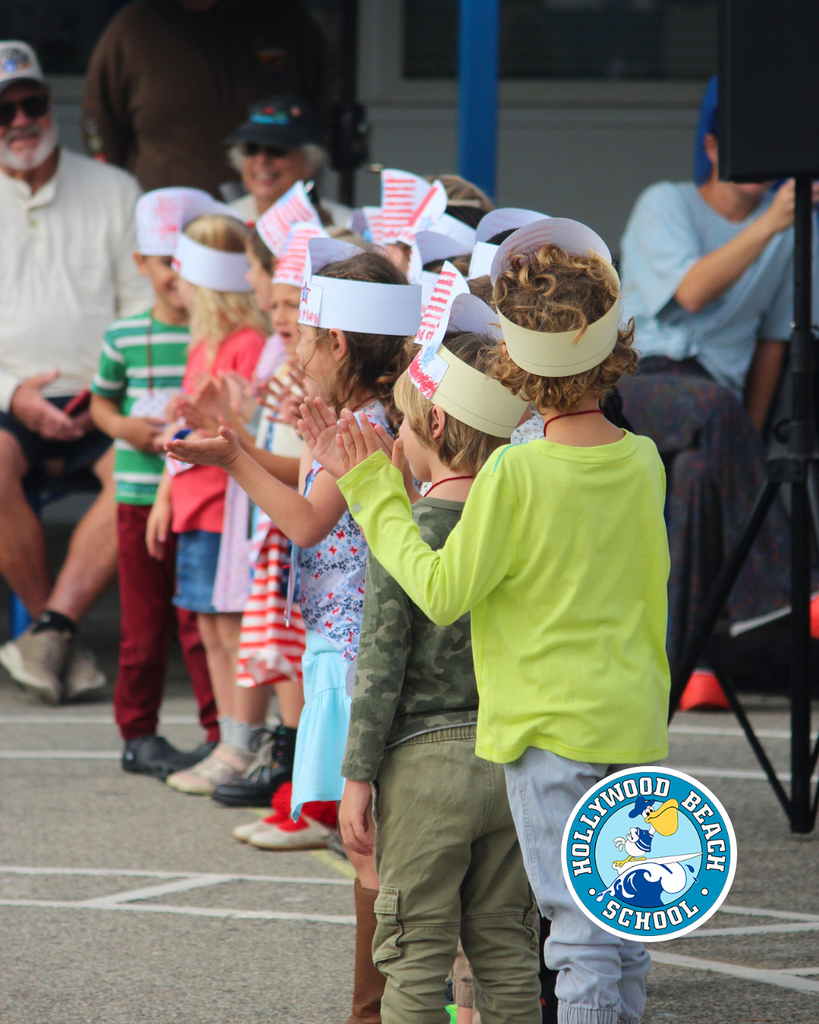 kids celebrating Veterans Day