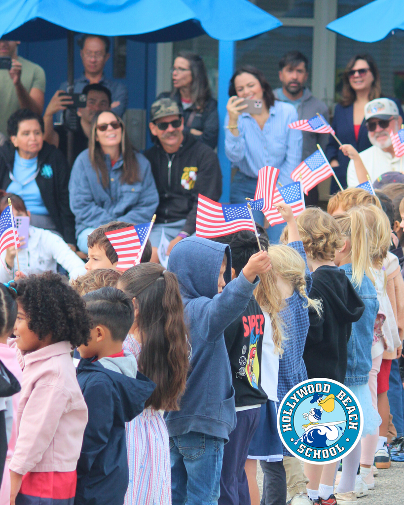 families support children for Veterans Day performances