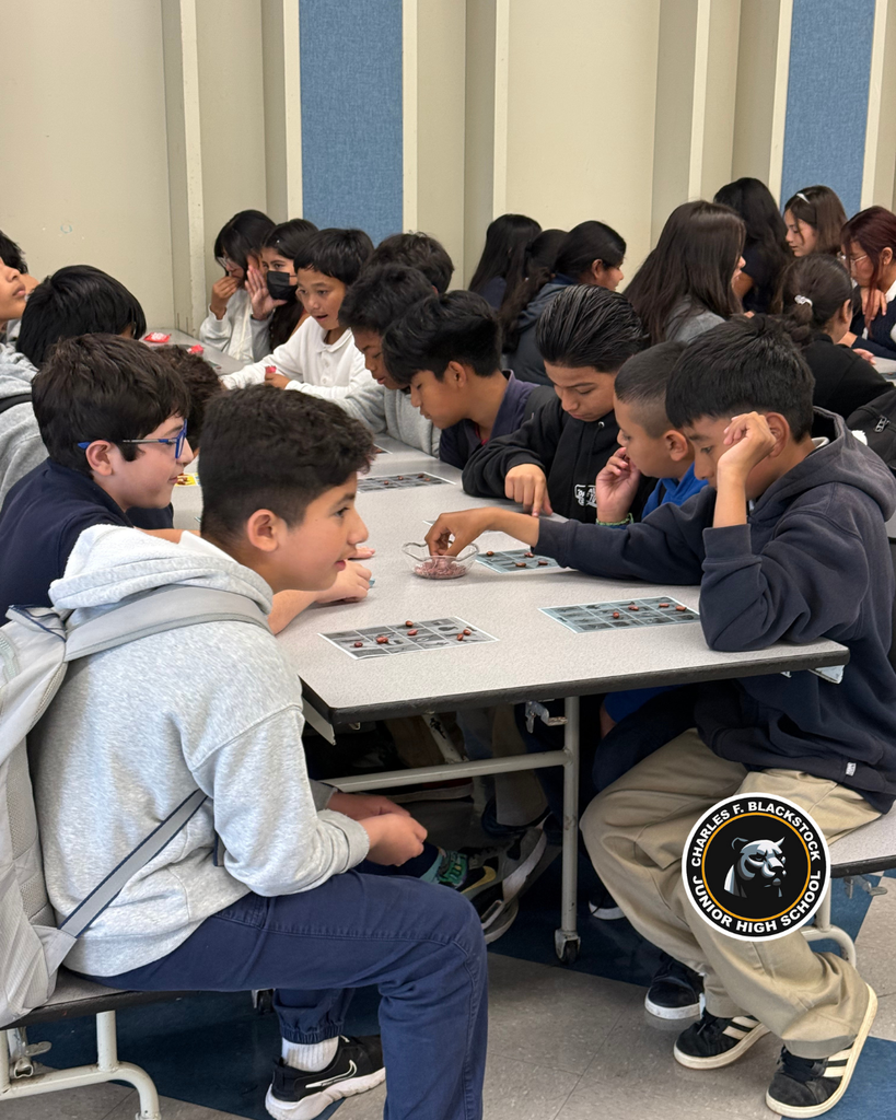 6th grader playing bingo