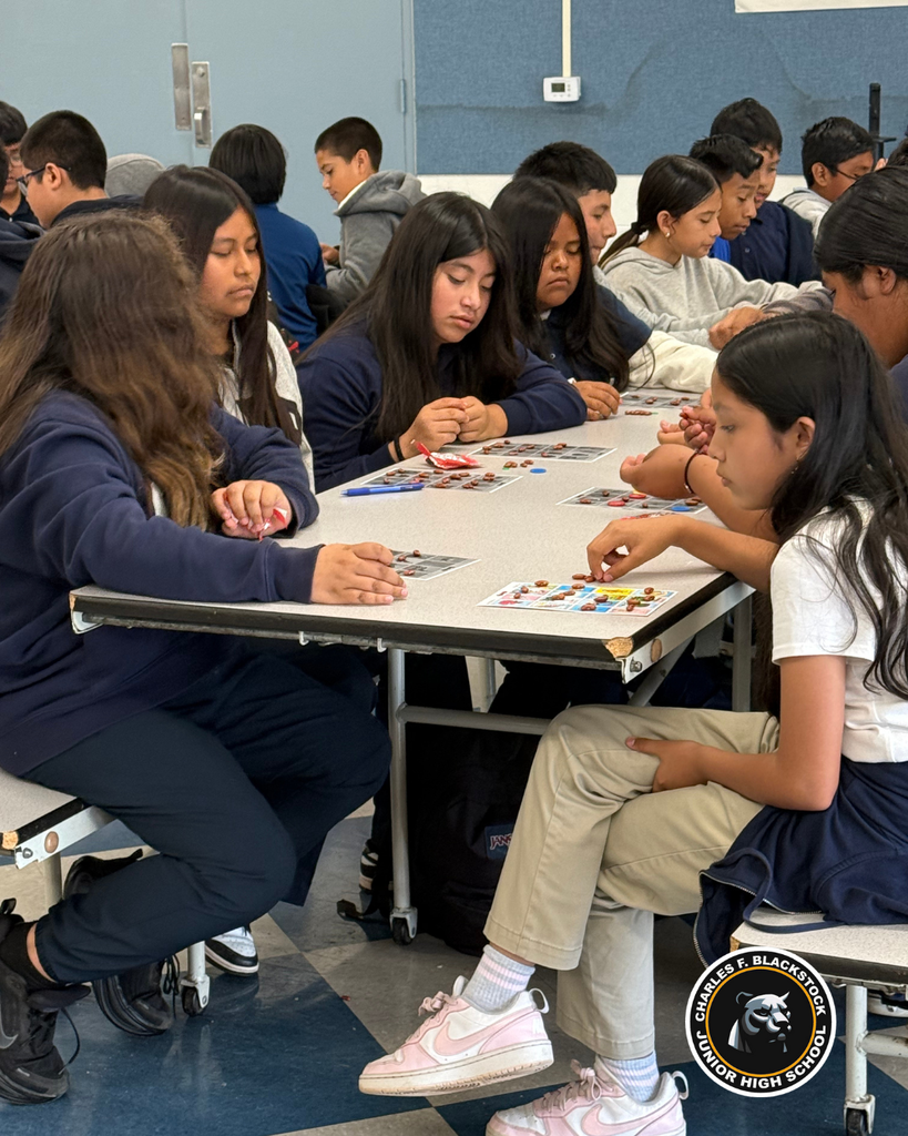 6th grader playing bingo