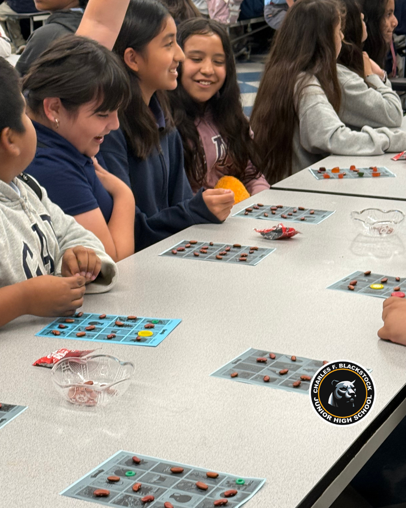 6th grader playing bingo
