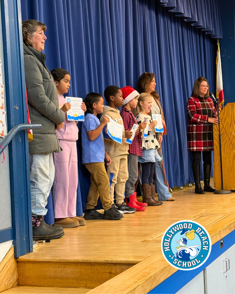 kids accepting trimester awards 