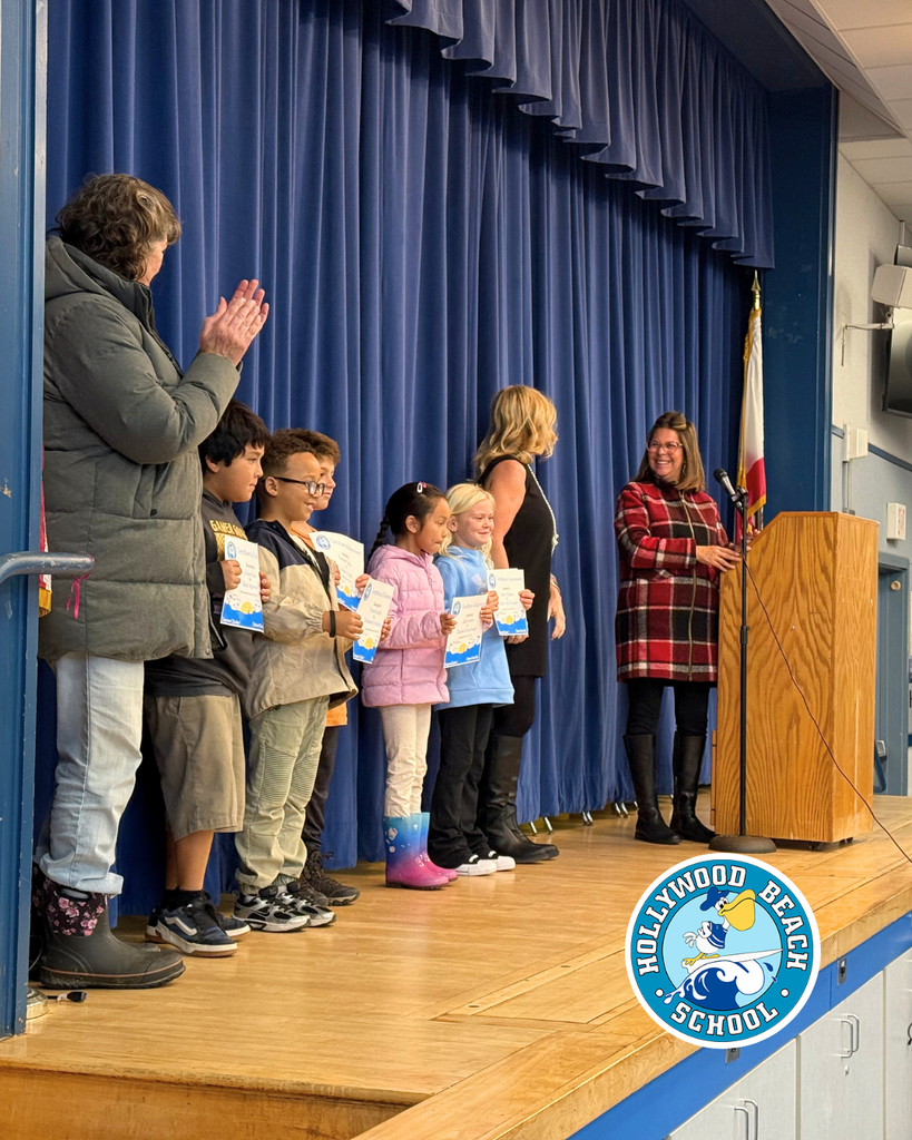 kids accepting trimester awards 