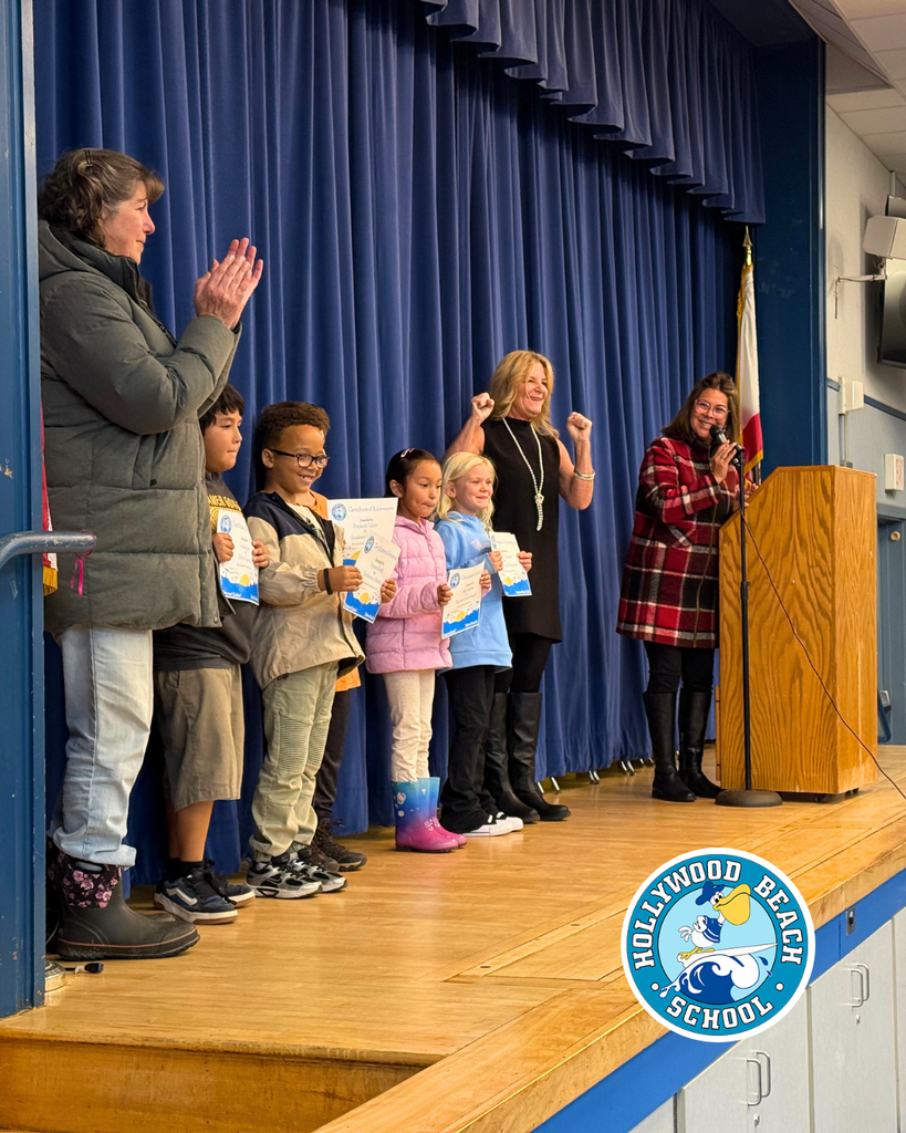 kids accepting trimester awards 