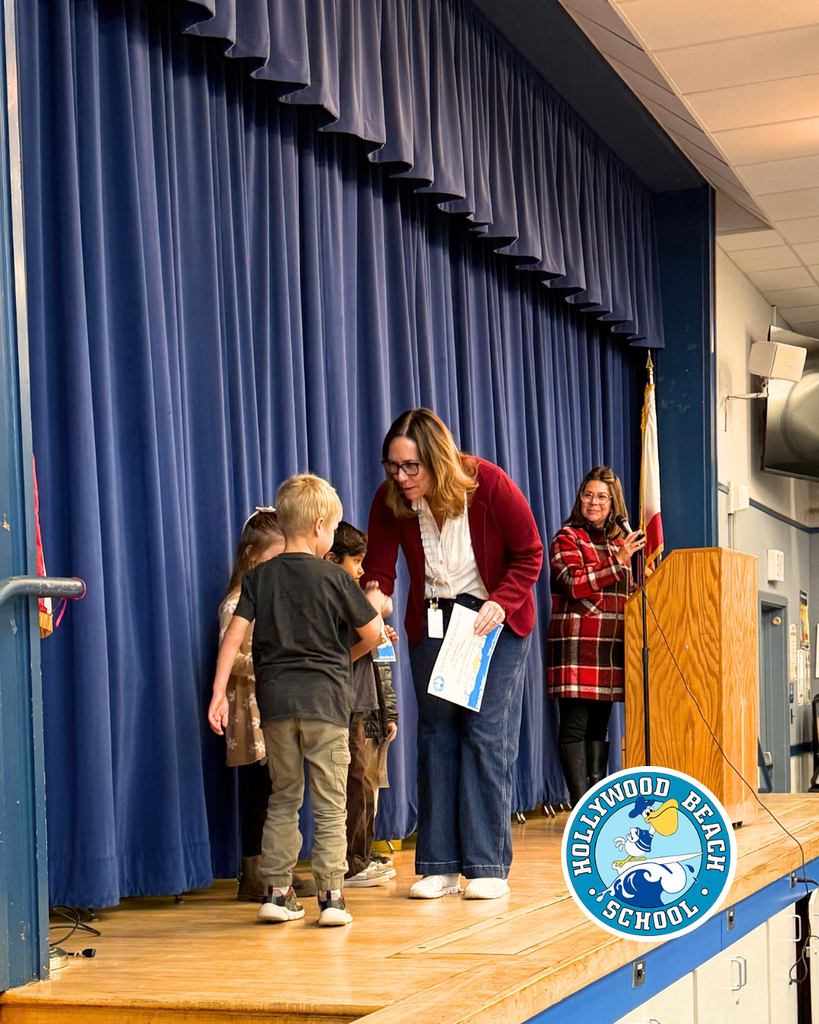 kids accepting trimester awards 