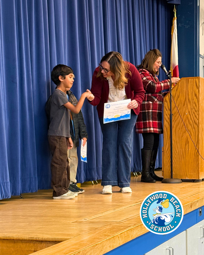 kids accepting trimester awards 