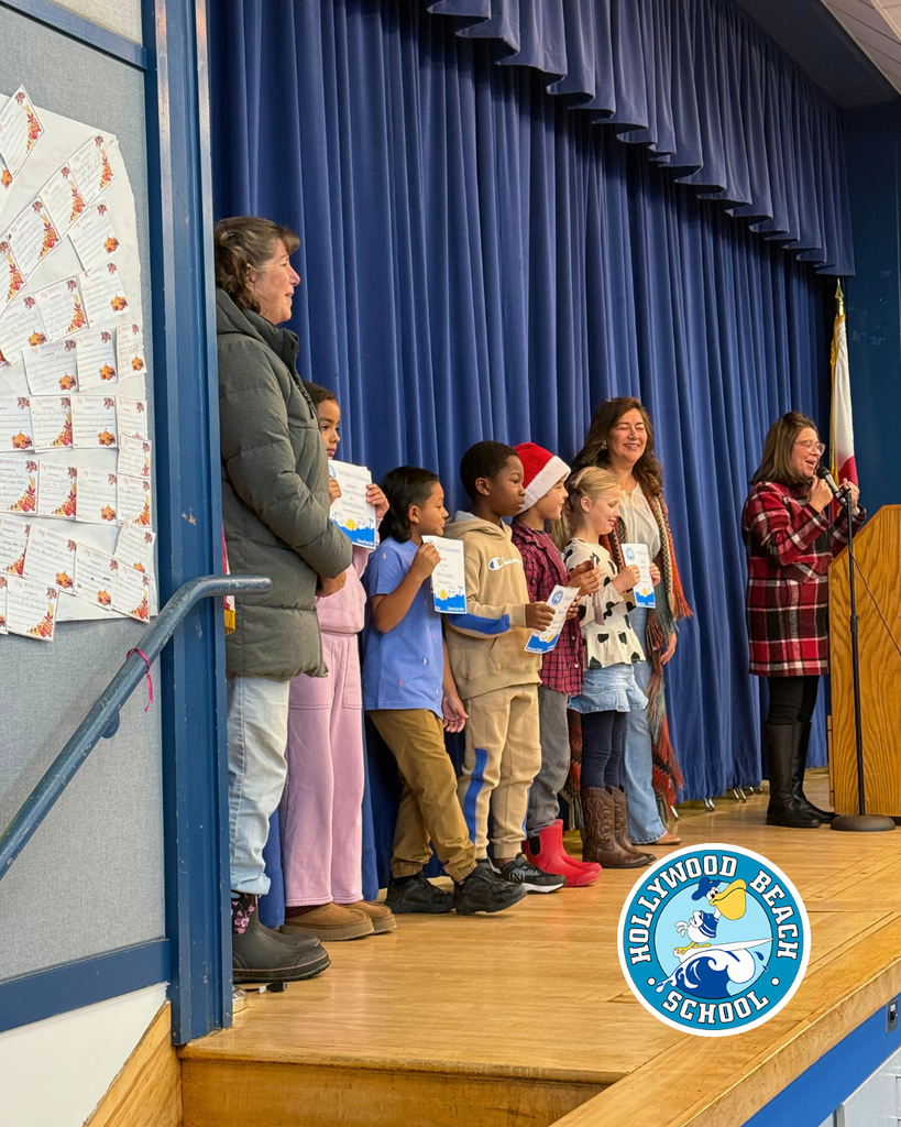 kids accepting trimester awards 