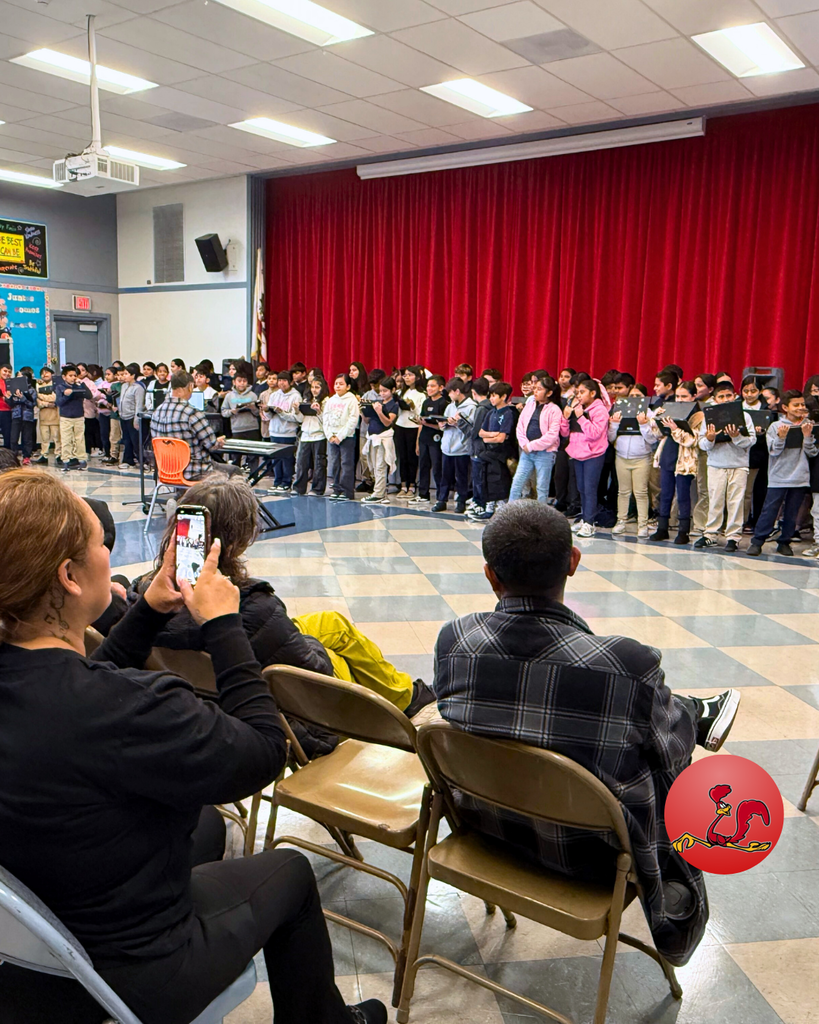 kids performing at event