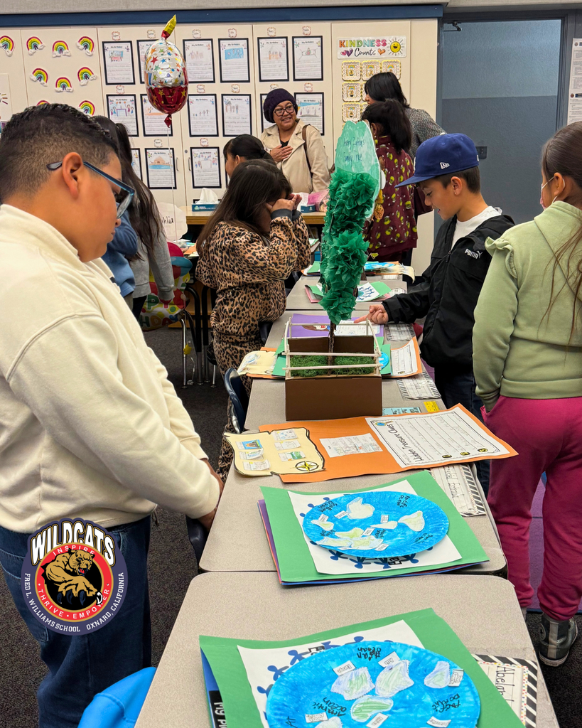 students while reviewing work from Authentic Assessment teaching