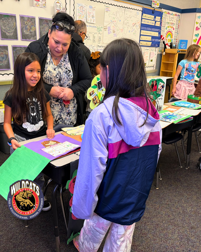 students while reviewing work from Authentic Assessment teaching