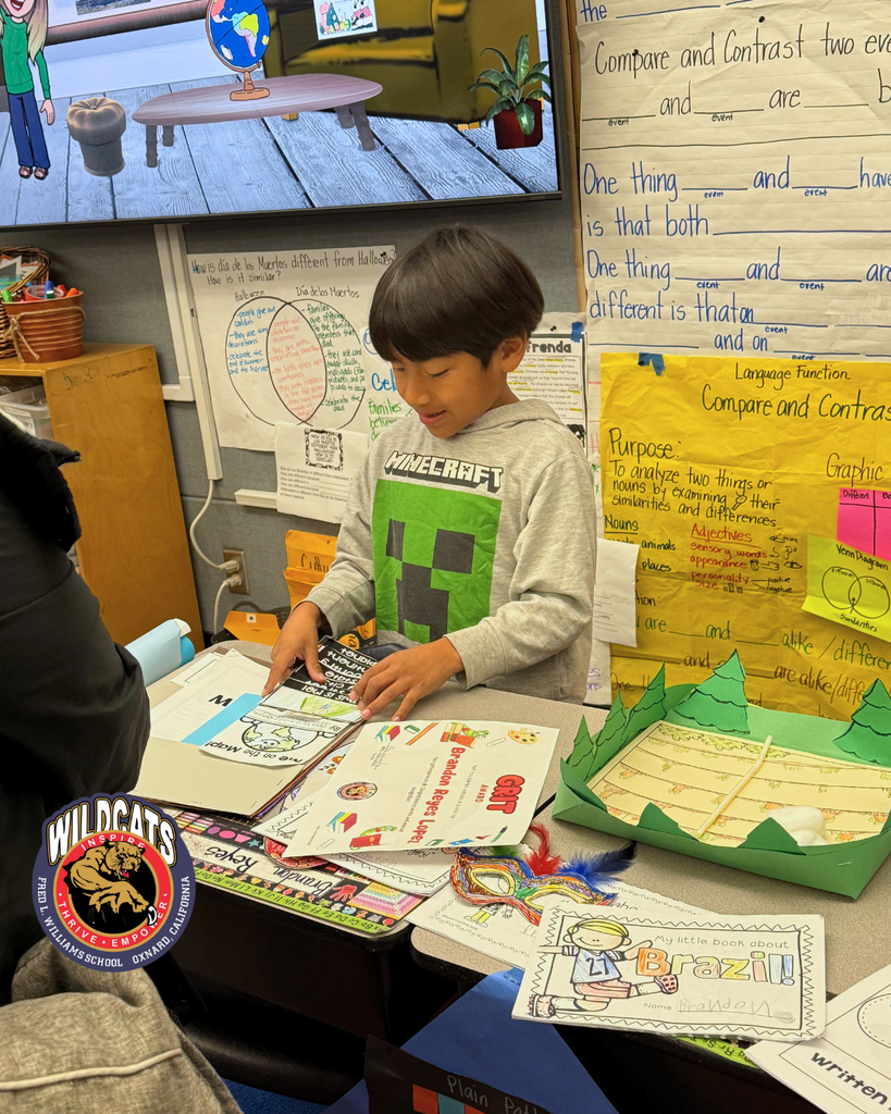 students while reviewing work from Authentic Assessment teaching