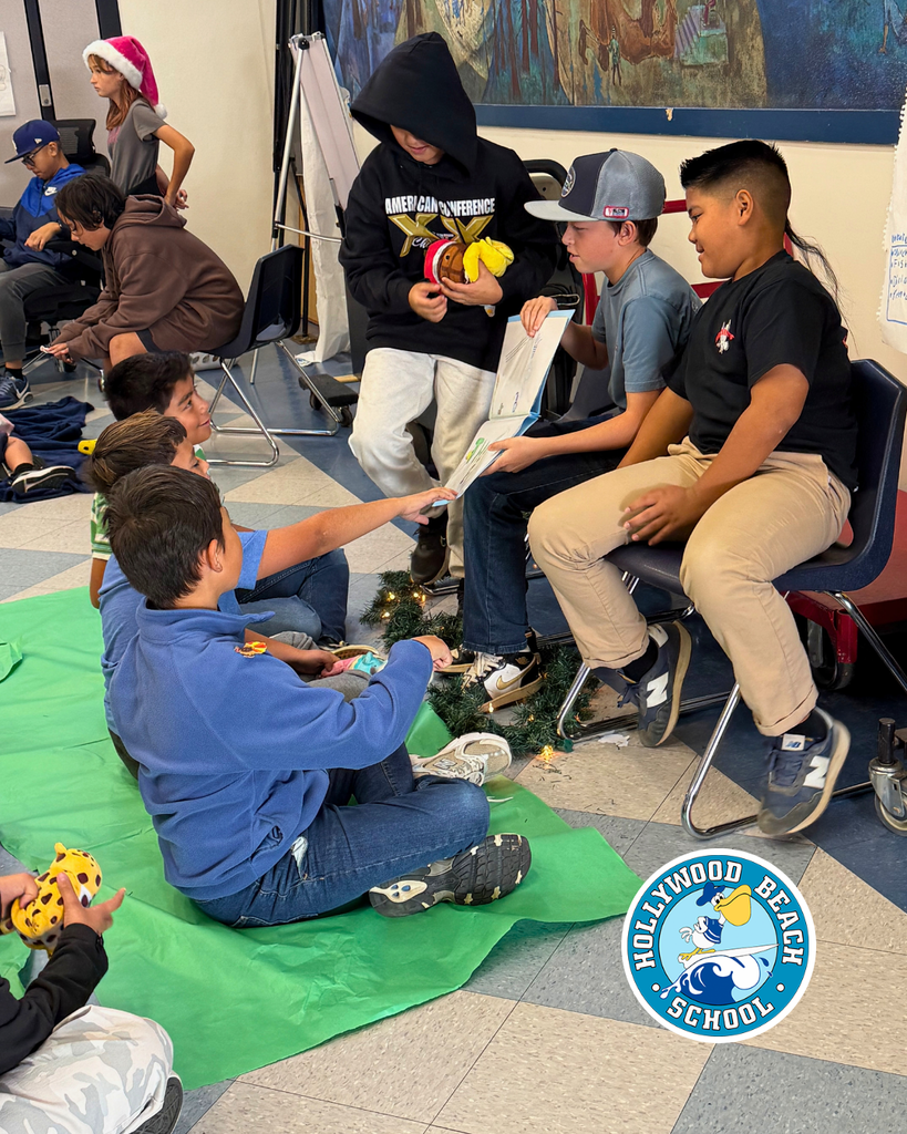 6th graders wrote and illustrated their own original books and read them to the lower grade students