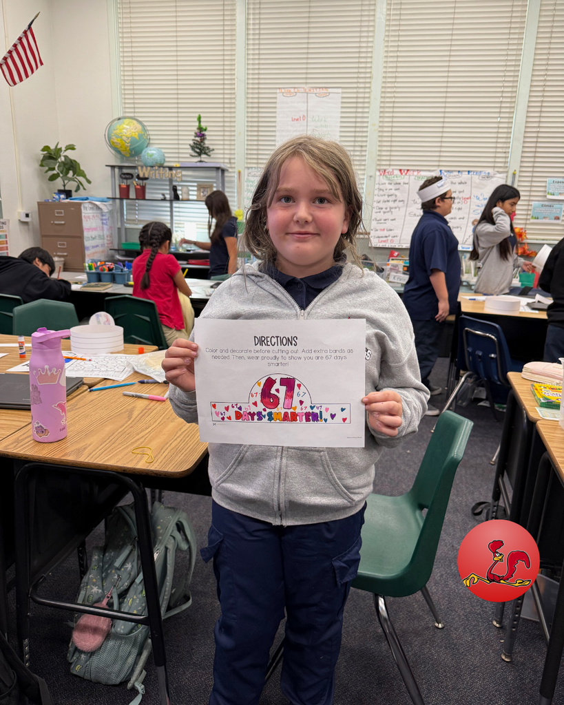 4th and 5th graders celebrated 67 days of school