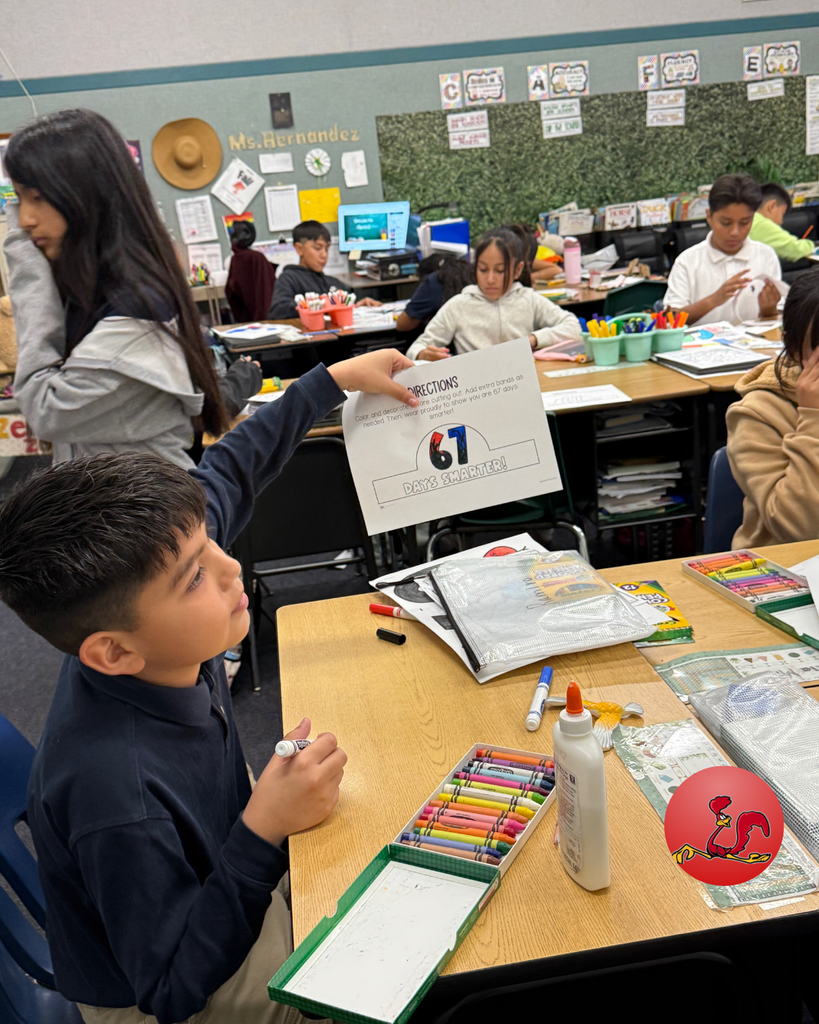 4th and 5th graders celebrated 67 days of school