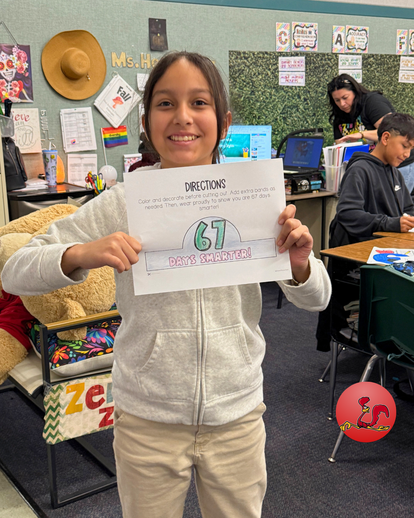 4th and 5th graders celebrated 67 days of school