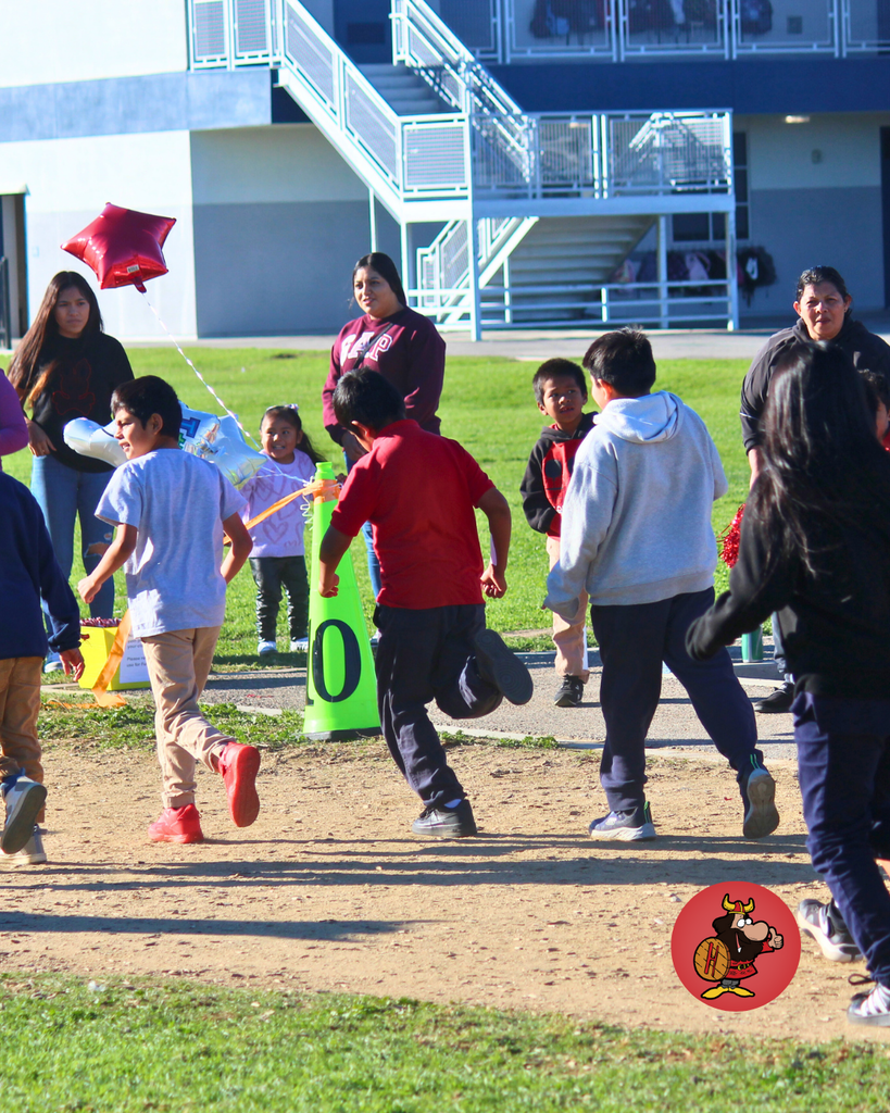kids running and laughing