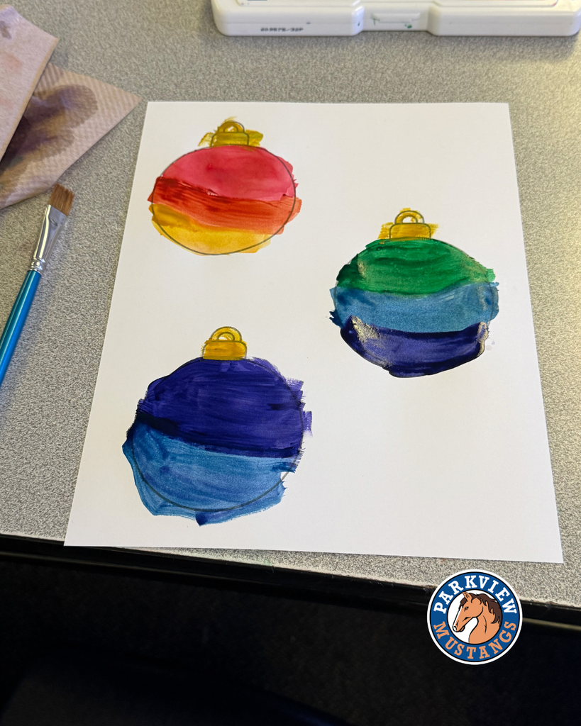 Mrs. Guerrero’s 1st graders painting