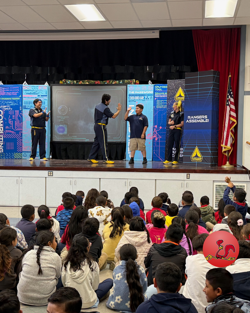 students engaged at the Empathy Quest live theater performance