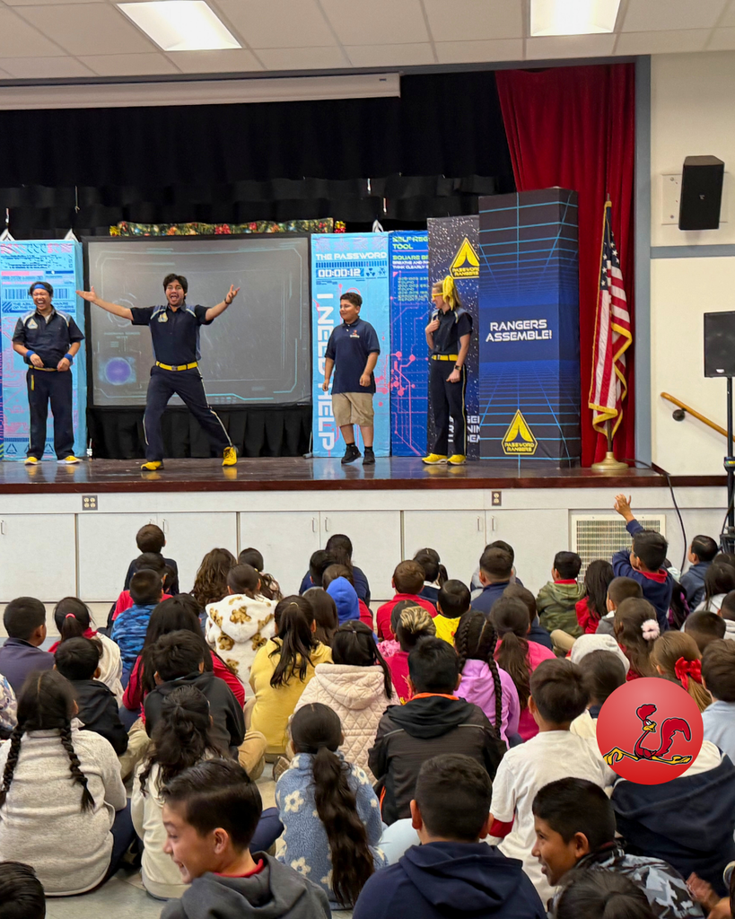 students engaged at the Empathy Quest live theater performance