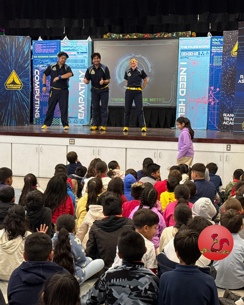 students engaged at the Empathy Quest live theater performance